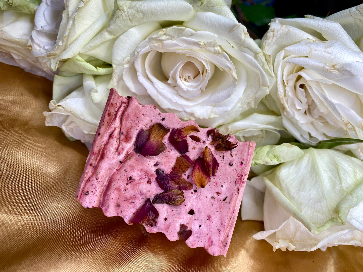 HERBAL INFUSED SOAP SEAMOSS + ROSEHIPS + HIBISCUS +DAMIANA + ESSENTIAL OILS