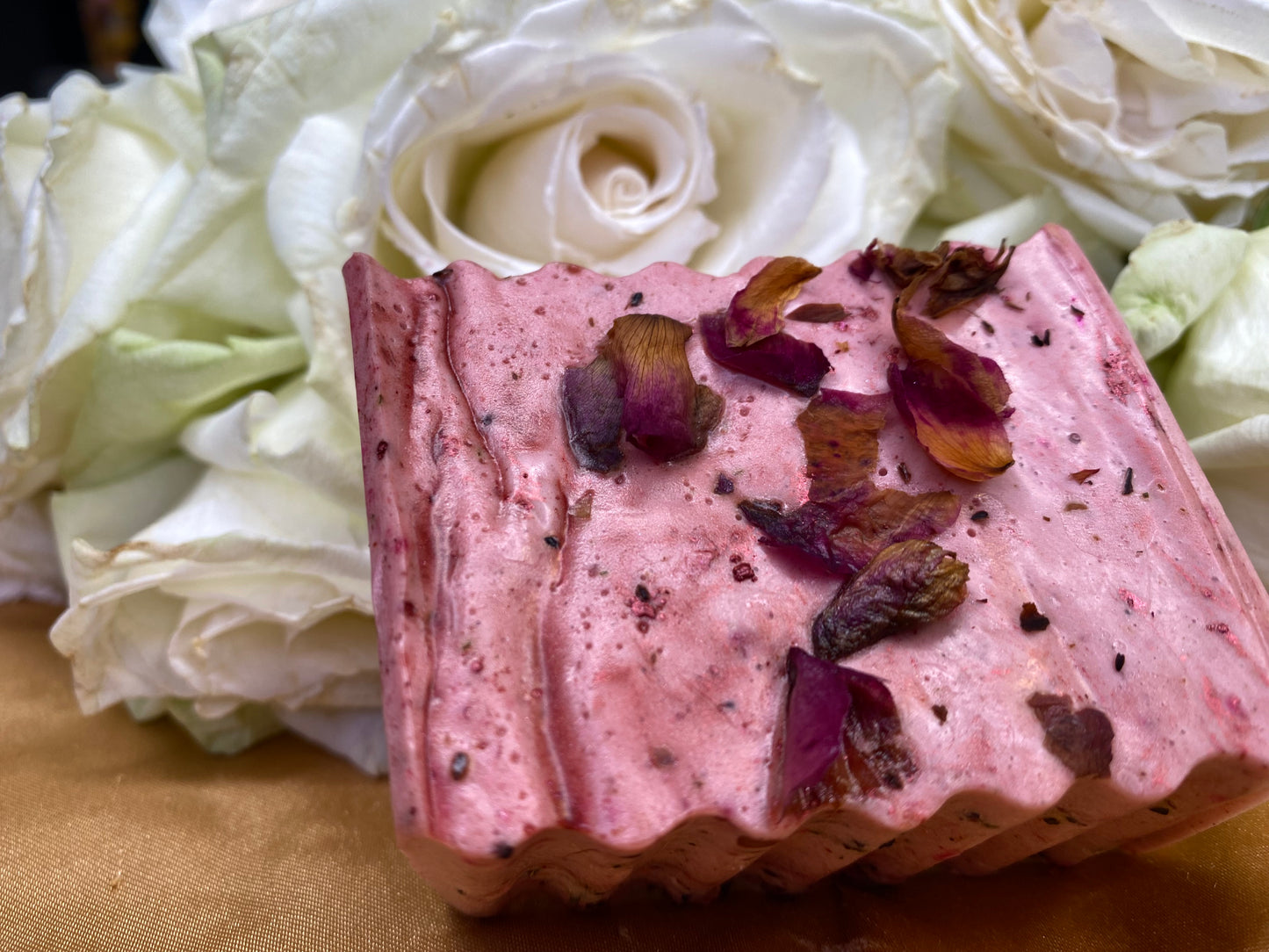 HERBAL INFUSED SOAP SEAMOSS + ROSEHIPS + HIBISCUS +DAMIANA + ESSENTIAL OILS